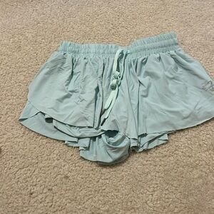 new condition, teal shorts, so comfy, size Small!